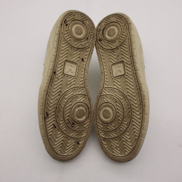 Veja V 10 Women's Size 8  White Green Leather Lace Up Logo Sneakers Lace Up - Picture 8 of 10